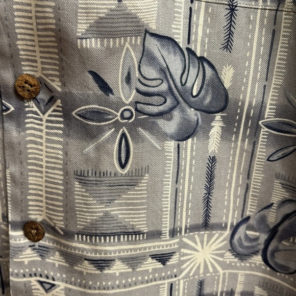 Feiss Men's Hawaiian Short Sleeve Button Down Shirt 100% Silk Size XXL - Picture 8 of 14